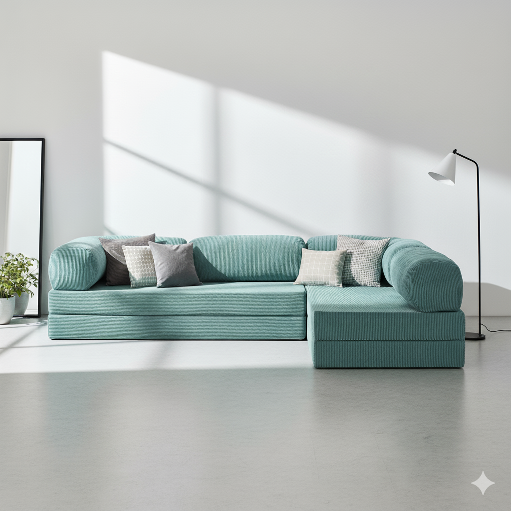 Divano Angolare Aperto - Indigo